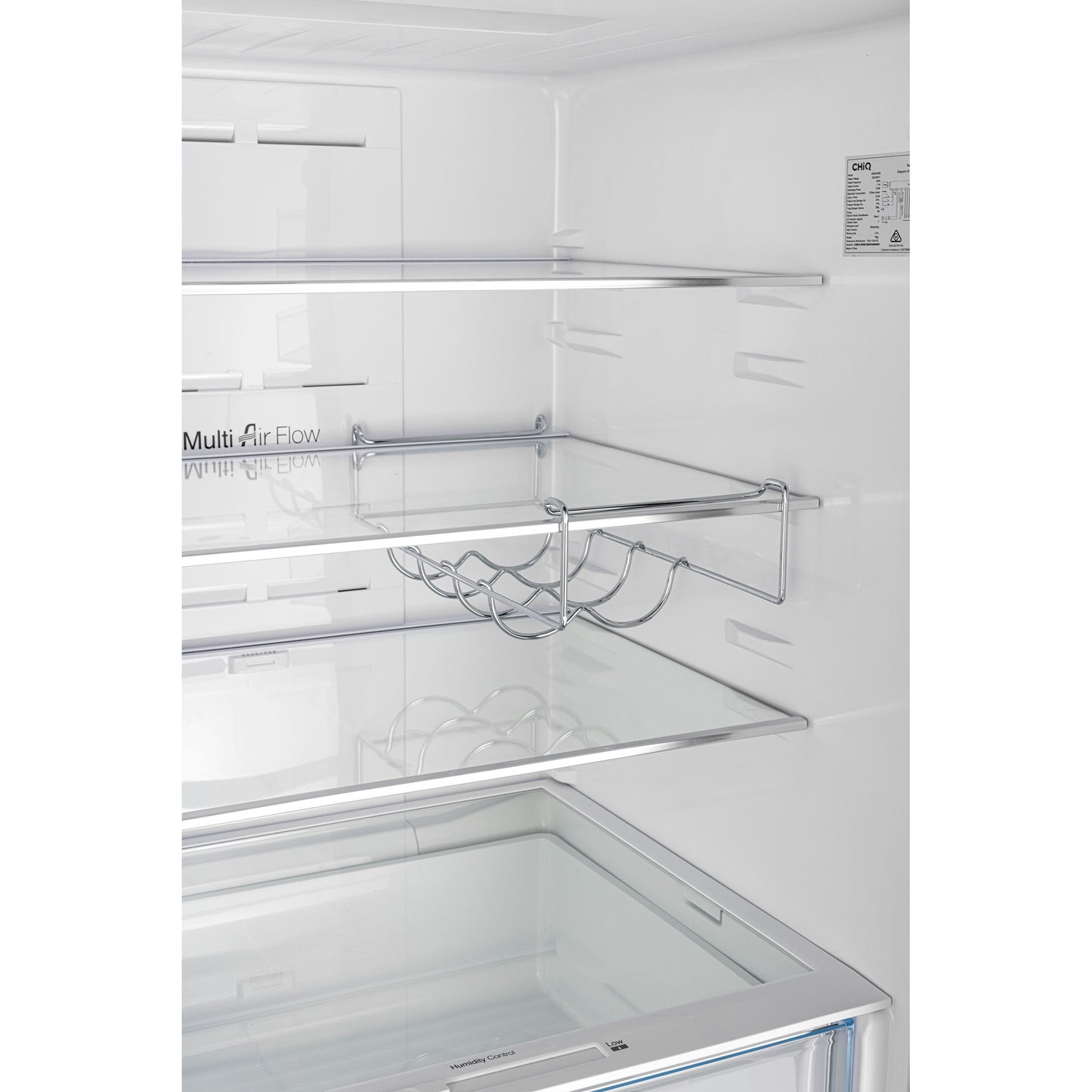 Chiq 396L Black bottom mount fridge