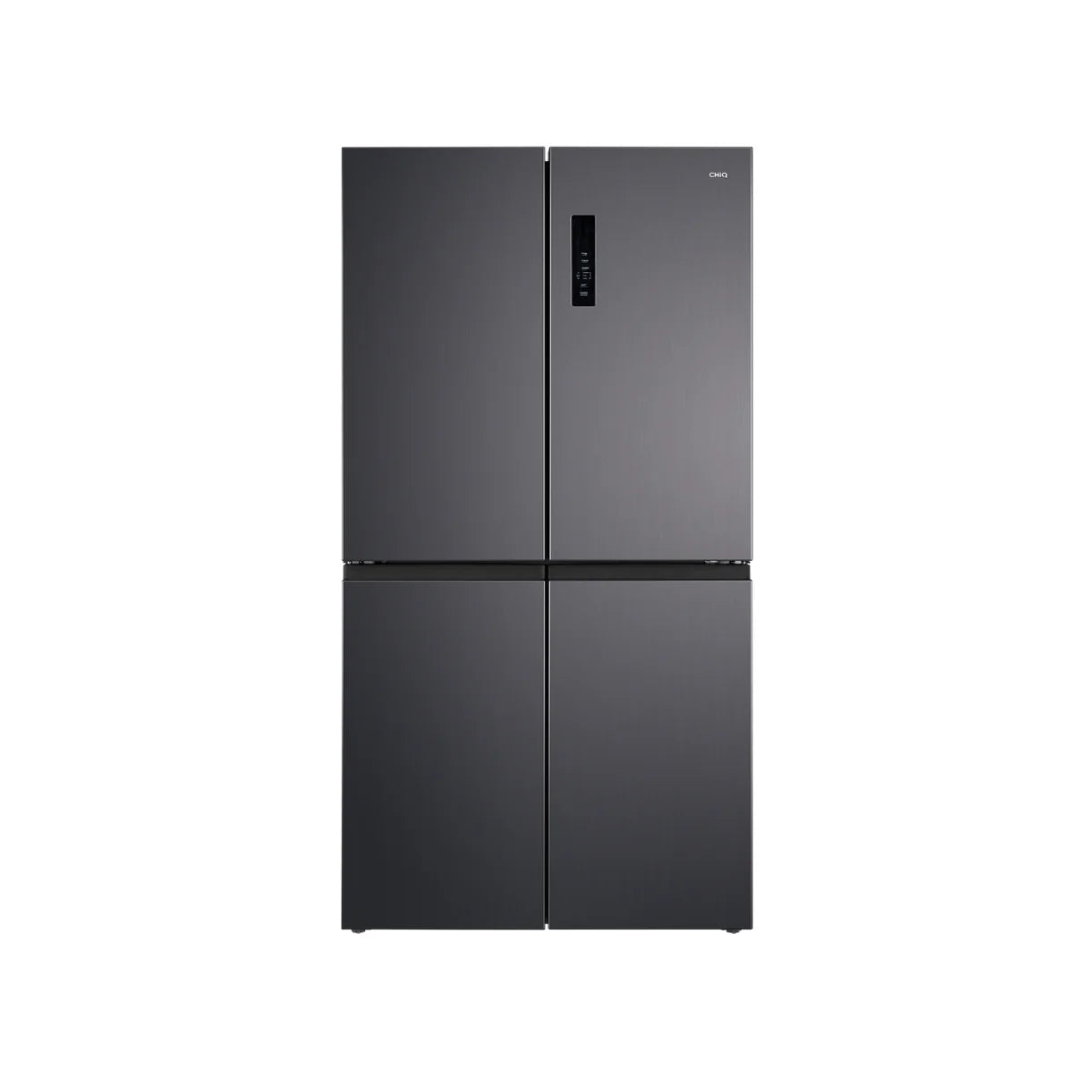 Chiq Black Steel 601L Cross door fridge