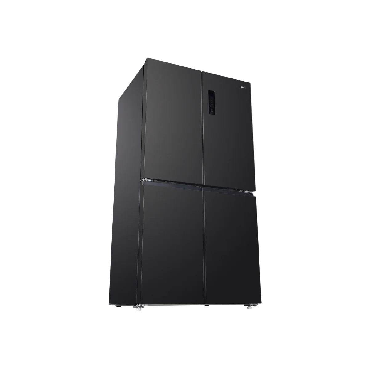 Chiq Black Steel 601L Cross door fridge