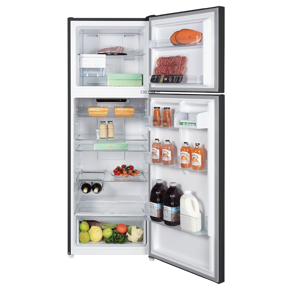 Chiq 348L Black top mount fridge