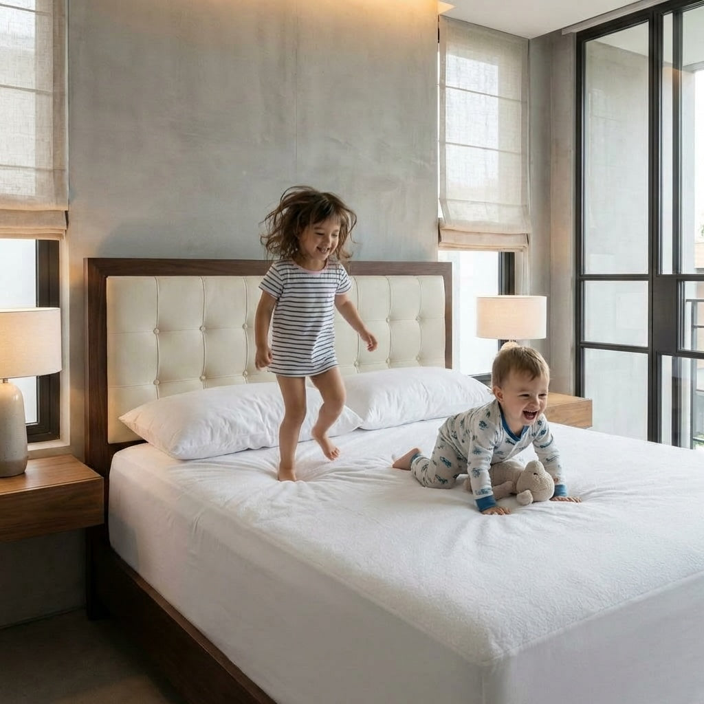 Mirelli Soft Cotton Terry Waterproof Mattress protector - Single