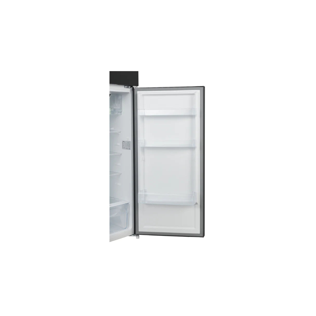 Chiq Black 255L top mount fridge