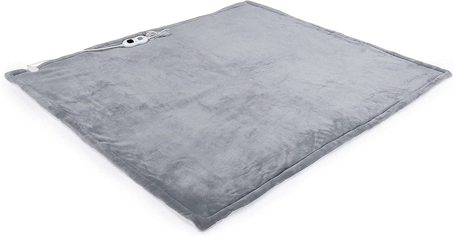 Mirelli Heated thick sherpa single throw blanket