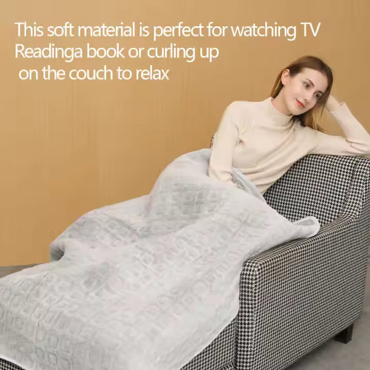 Mirelli heated under/over single throw blanket