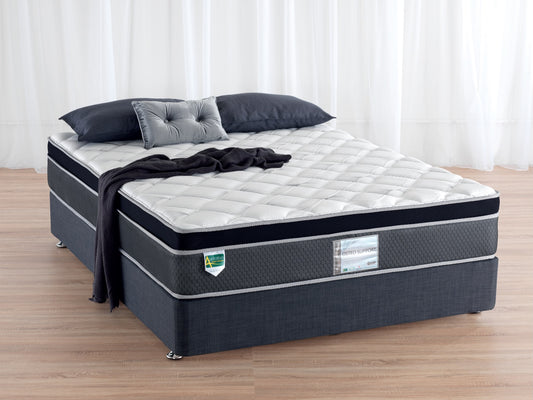 Mirelli Plush Osteo pillow top 30cm medium firm mattress