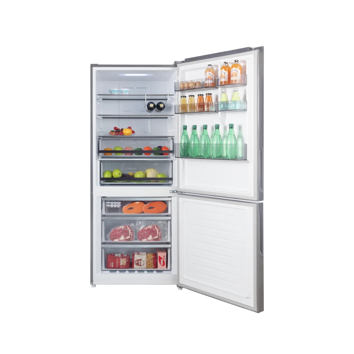 Chiq Silver 6 star 396L Bottom mount fridge