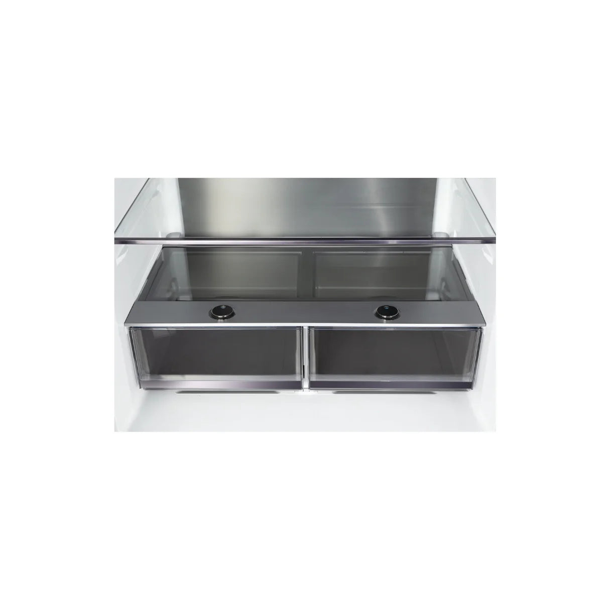 Chiq Black Steel 601L Cross door fridge