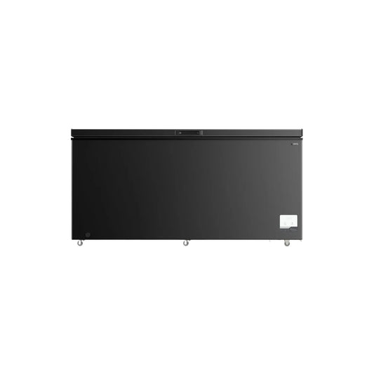 Chiq 500L black hybrid chest freezer