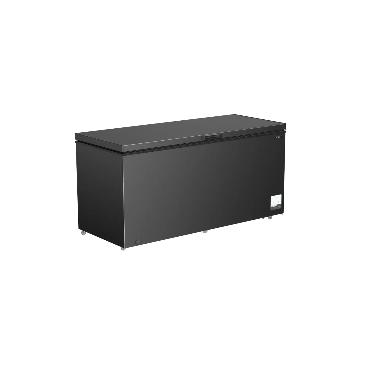 Chiq 500L black hybrid chest freezer