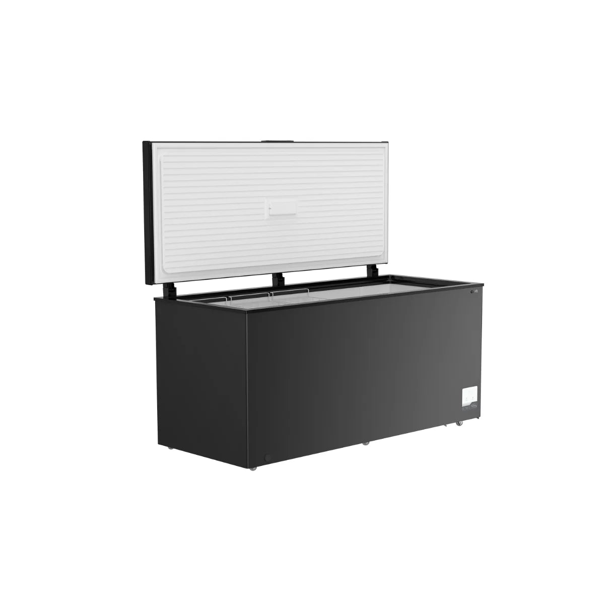 Chiq 500L black hybrid chest freezer