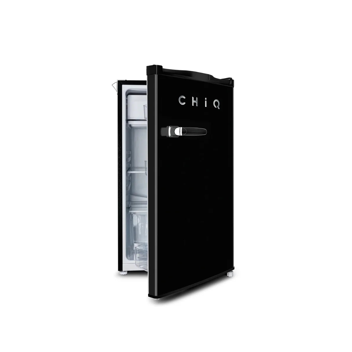 Chiq 125L Retro bar fridge black