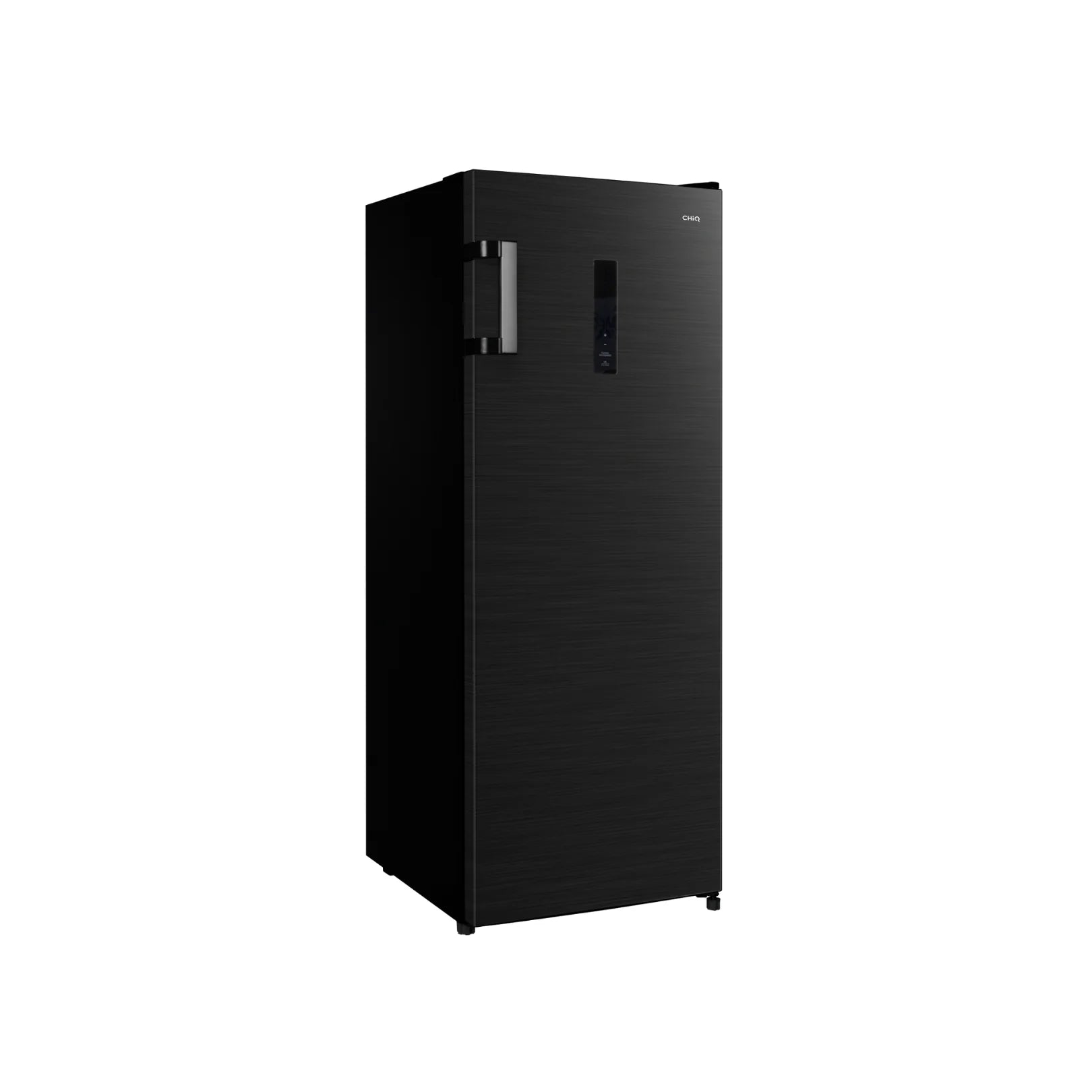 Chiq 166L Hybrid Fridge / Freezer Black Steel