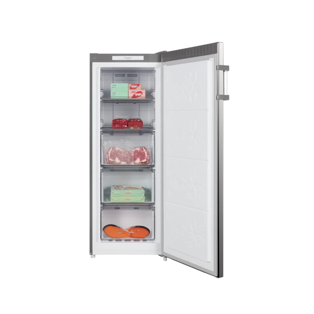 Chiq 166L Stainless Steel upright hybrid freezer