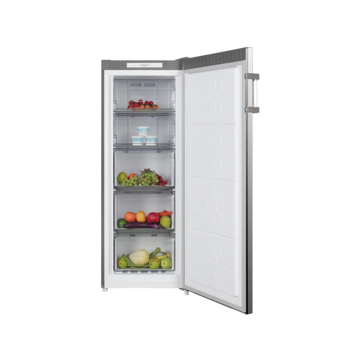 Chiq 166L Stainless Steel upright hybrid freezer