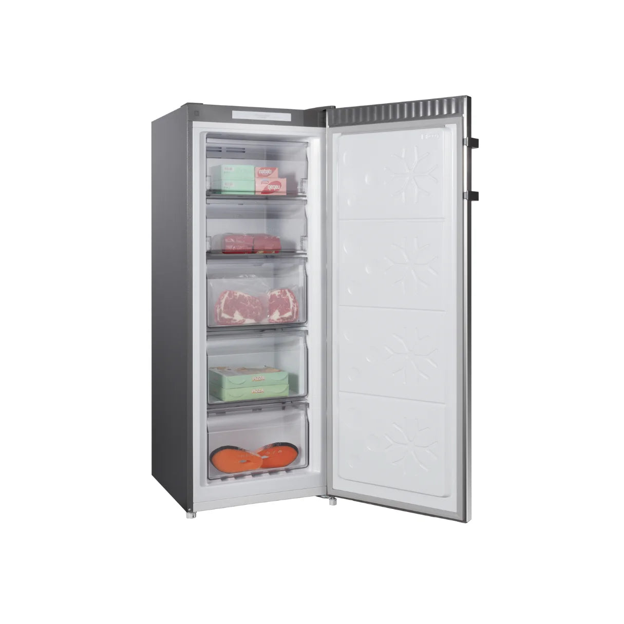 Chiq 166L Stainless Steel upright hybrid freezer