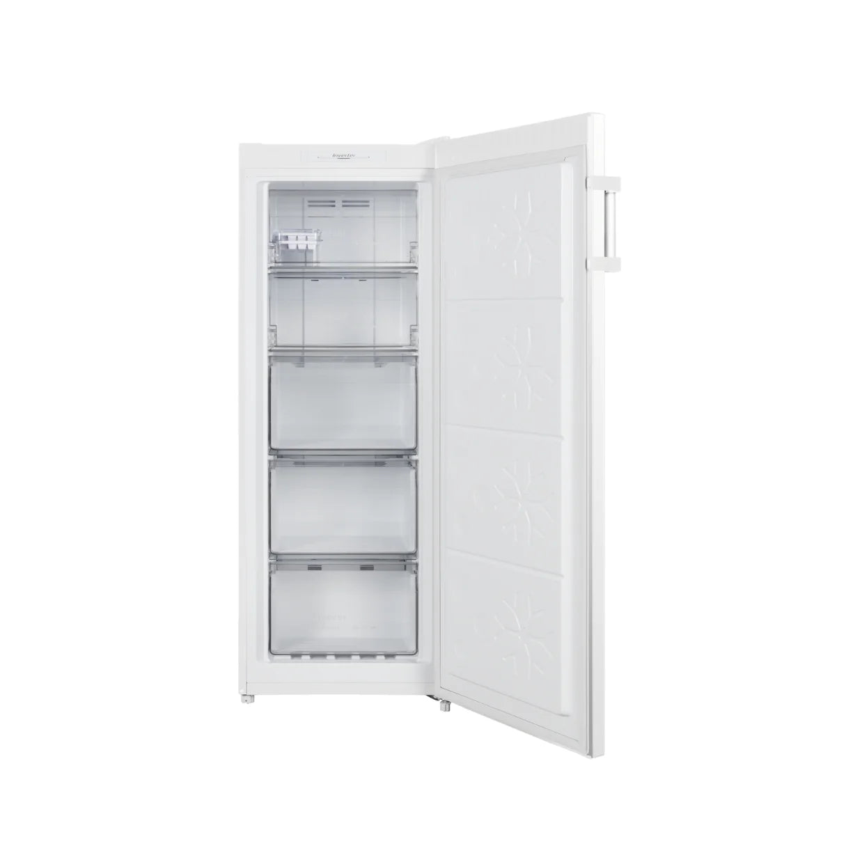 Chiq 166L white upright freezer/fridge hybrid