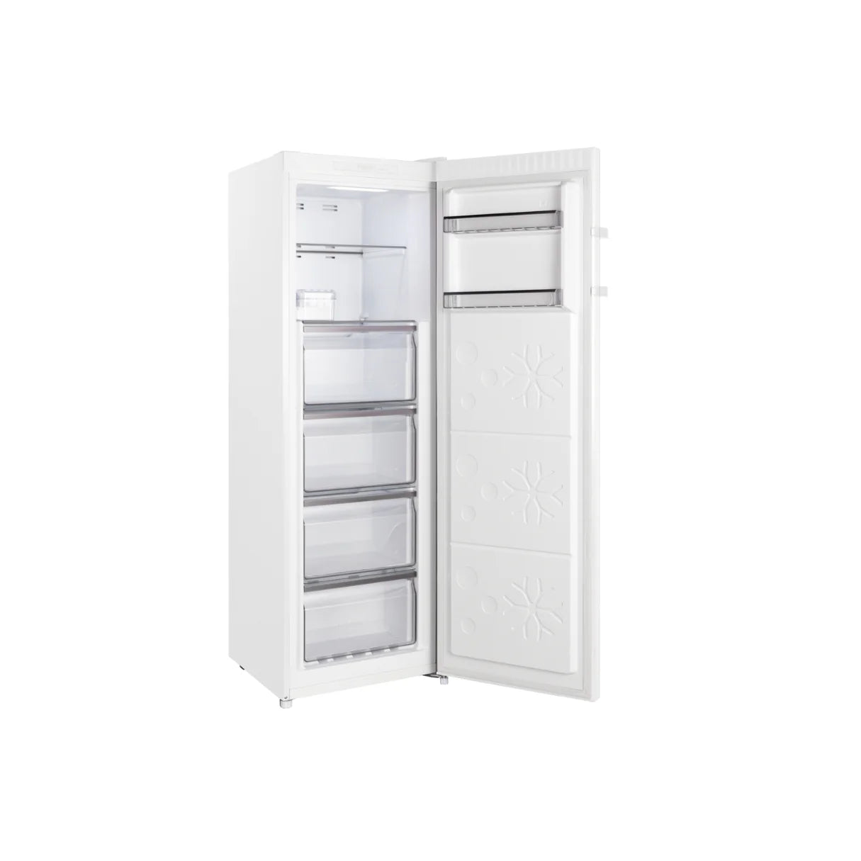 Chiq 206L white upright freezer / fridge hybrid