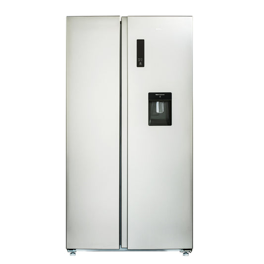 CHIQ 559 Silver Side by Side Refrigerator