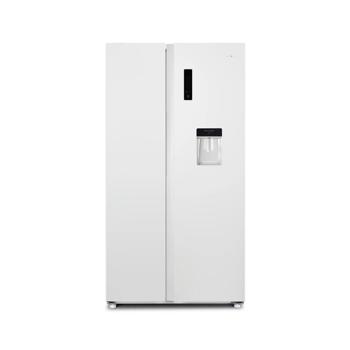 Chiq 559L Side by Side fridge with water dispenser White