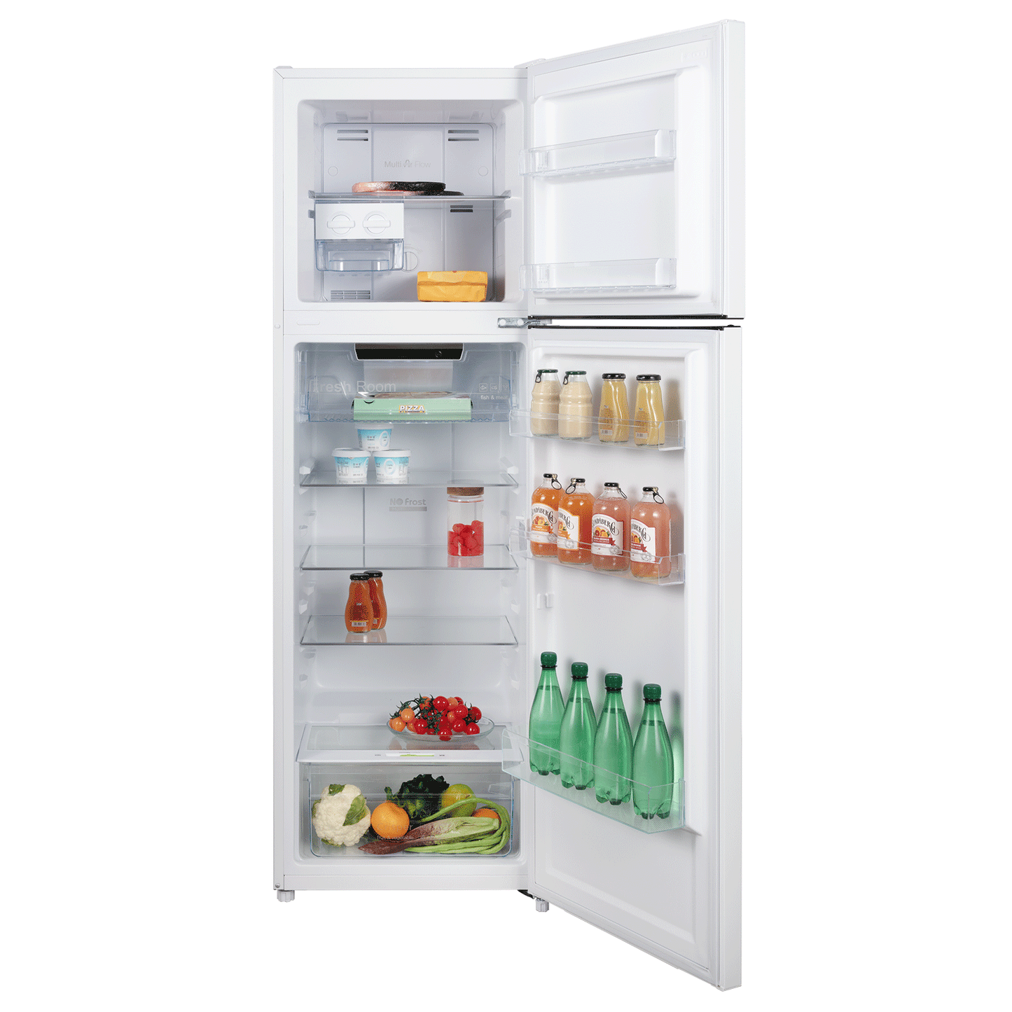 Chiq 255L White top mount fridge