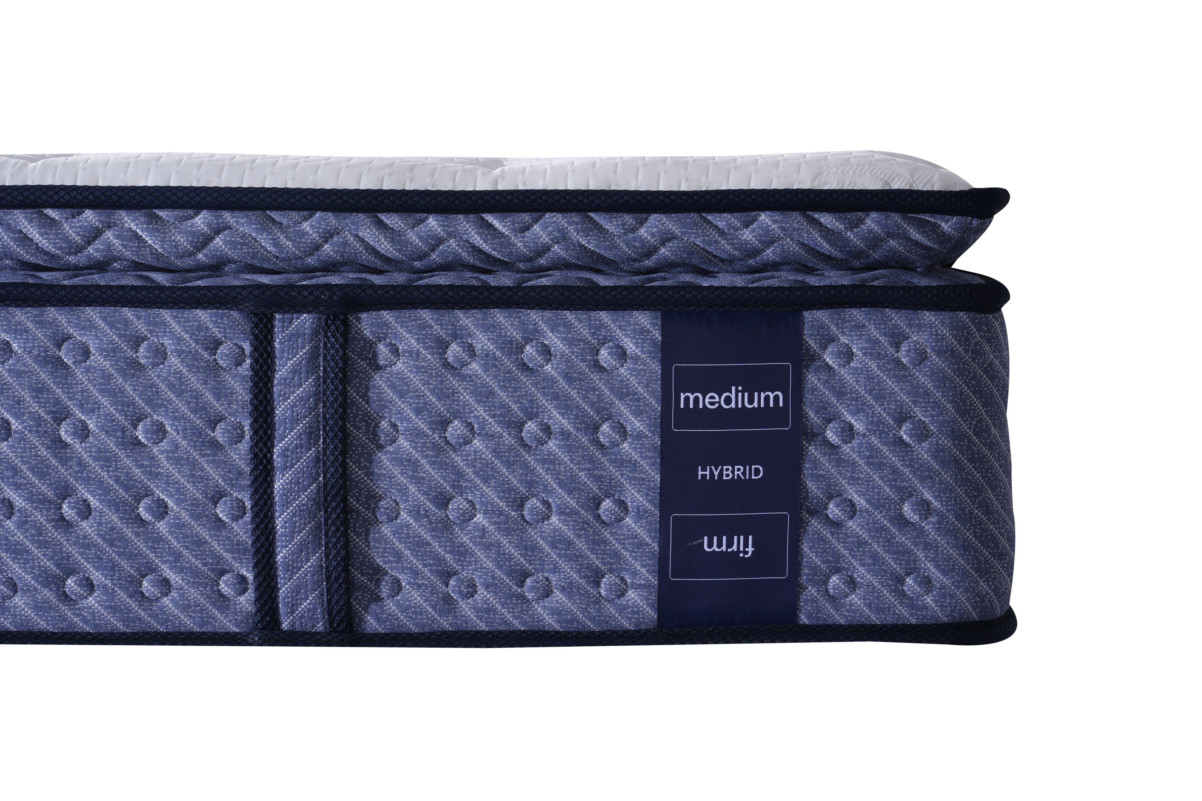 Belberry Comfort  30cm Pillowtop Med/Firm Hybrid Pocket Spring Reversible Queen Mattress