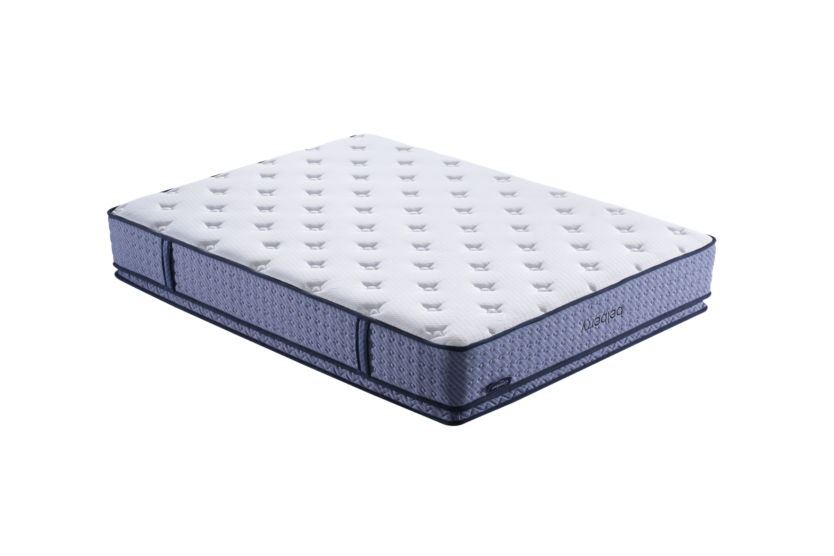Belberry Comfort  30cm Pillowtop Med/Firm Hybrid Pocket Spring Reversible Queen Mattress