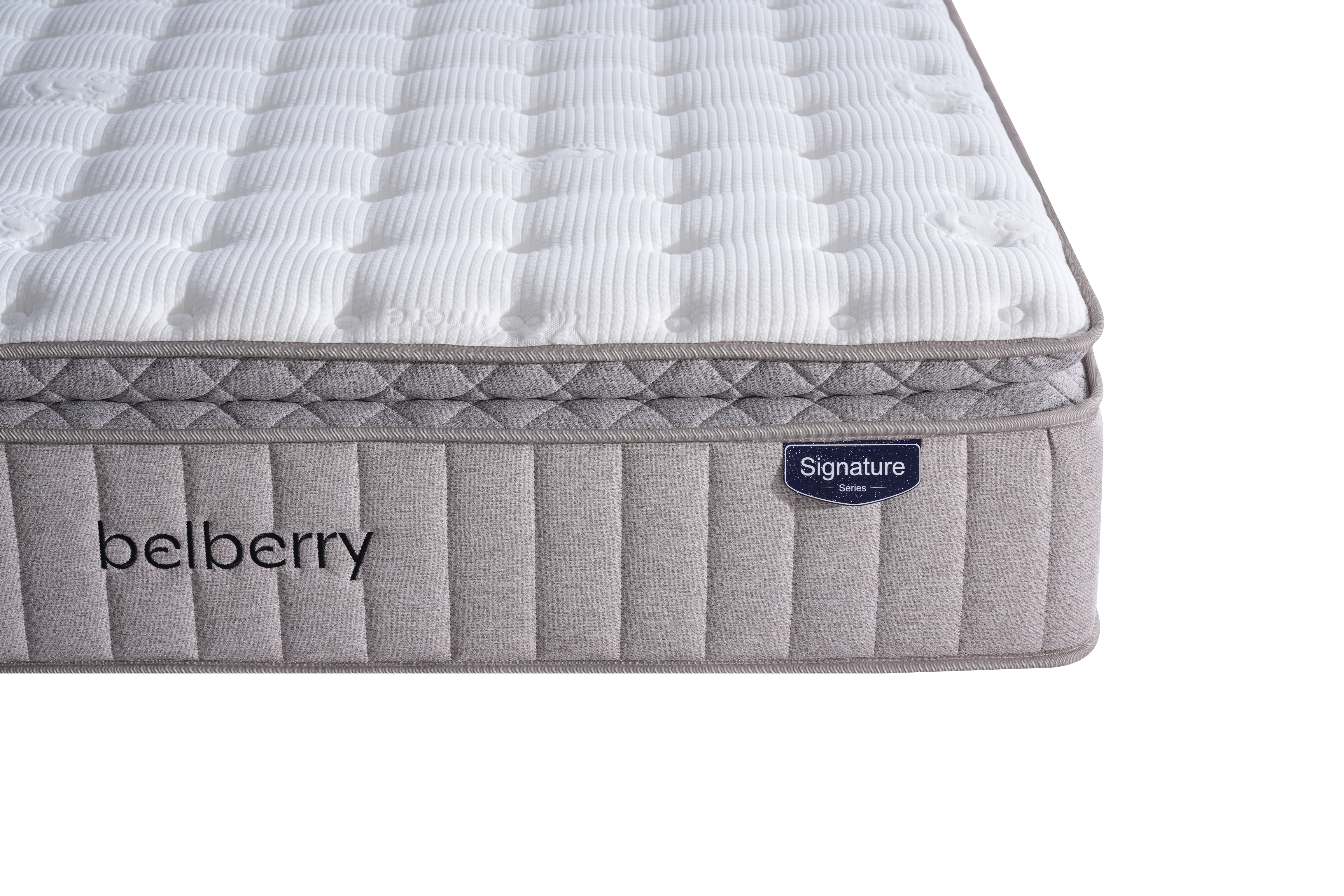 Belberry Signature 34cm Pillowtop Med/Firm Hybrid Pocket Spring Reversible Queen Mattress (Copy)