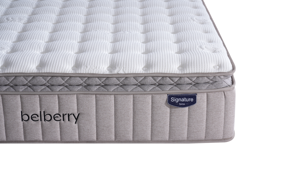 Belberry Signature 34cm Pillowtop Med/Firm Hybrid Pocket Spring Reversible Queen Mattress (Copy)