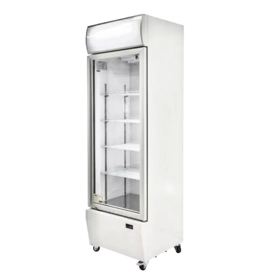 Eurotag 280Lt White display glass door commercial fridge