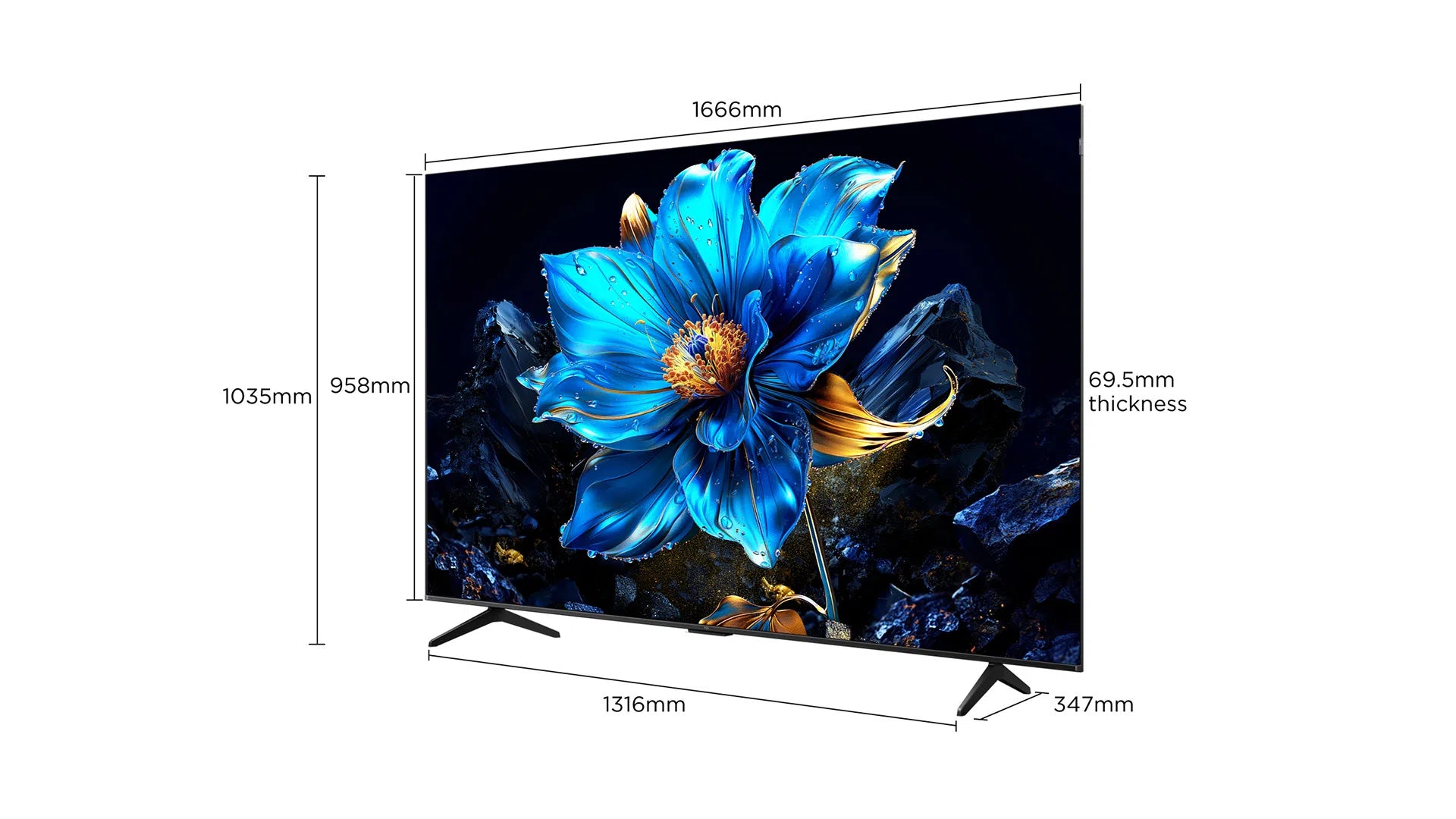 TCL 75P7K 75-inch QLED Google tv - Certified refurbished