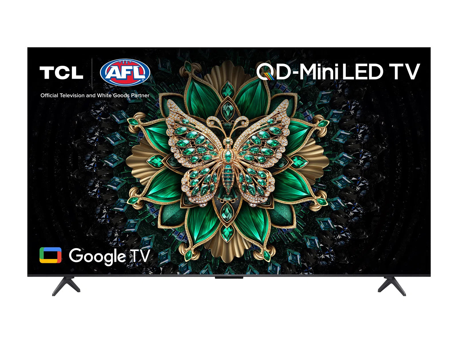 TCL 75C6K - 75 inch Premium QD-Mini LED Google Tv - Ceritified refurbished
