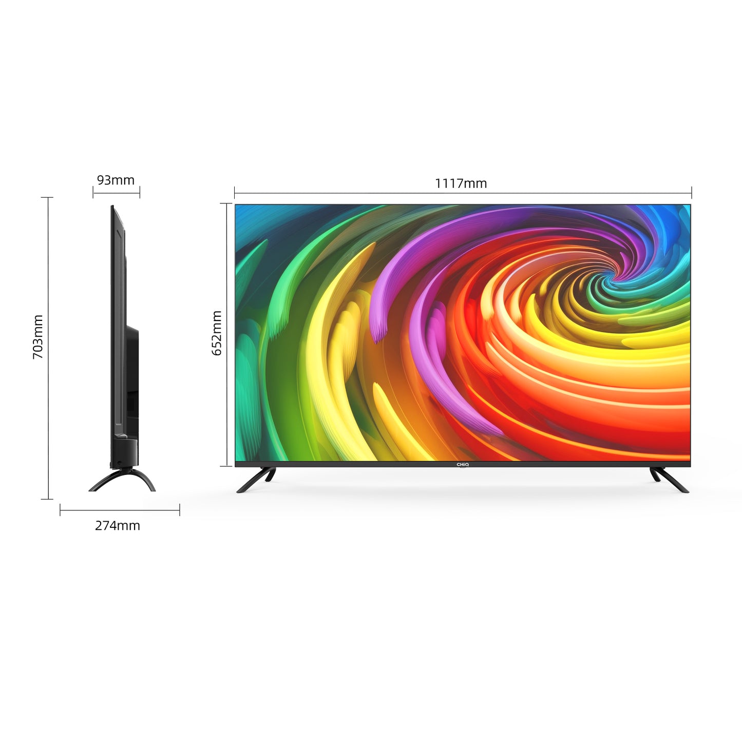 Chiq 50" LED 4K UHD Google tv