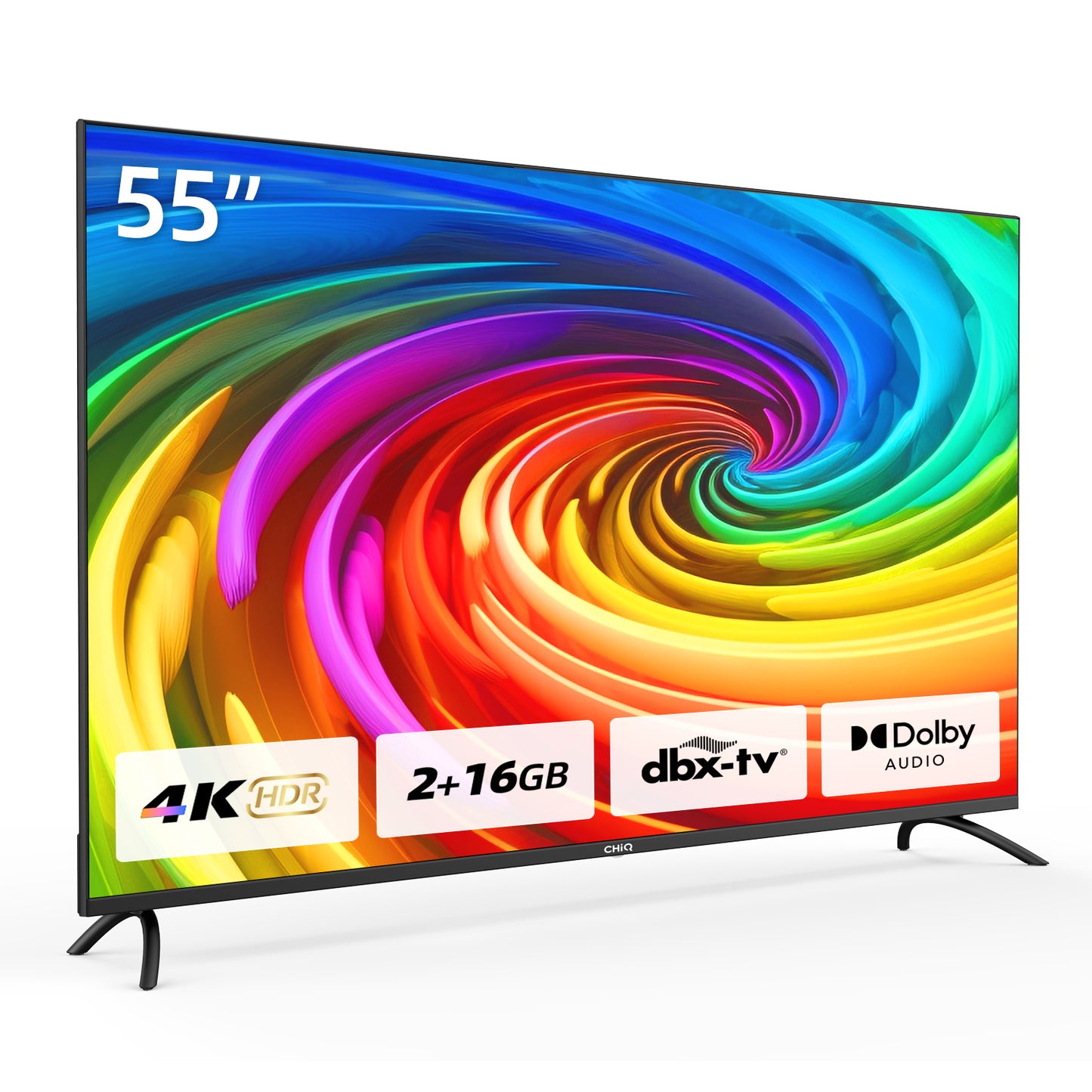 Chiq 55" LED 4K UHD Google tv