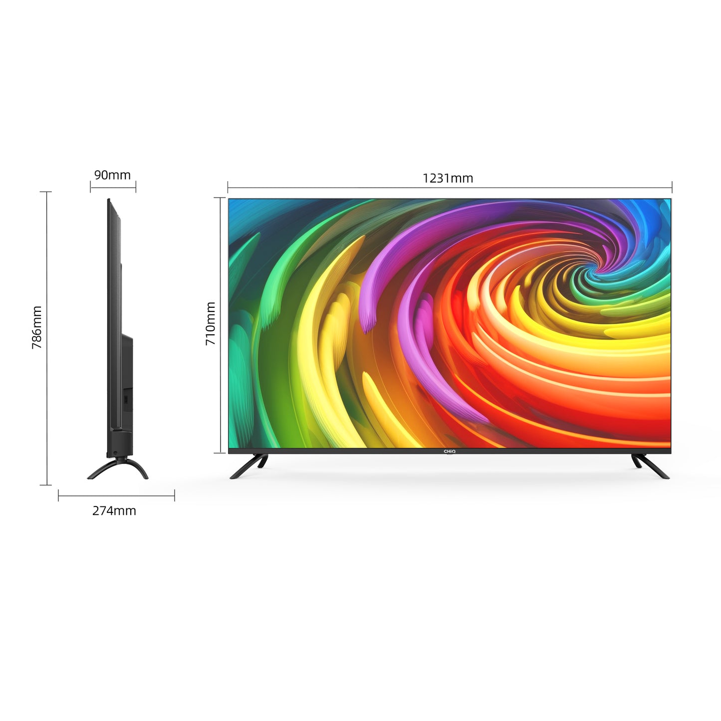 Chiq 55" LED 4K UHD Google tv