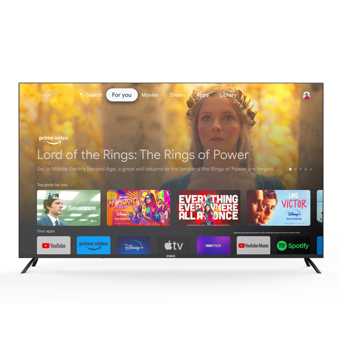 Chiq 65" LED 4K UHD Google Tv