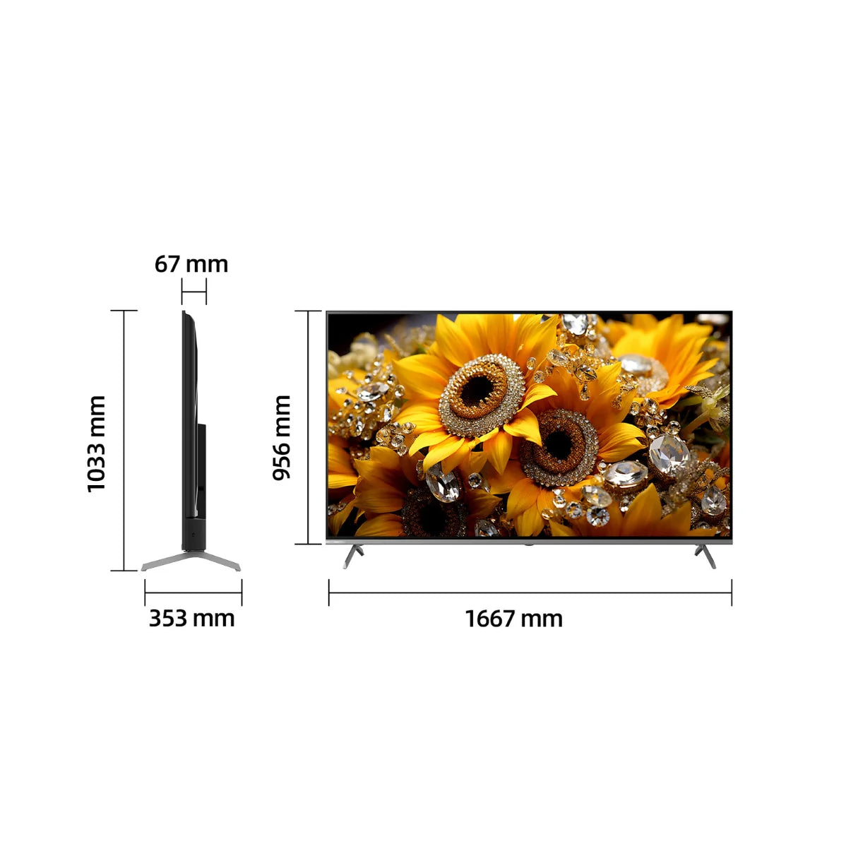 Chiq 75" QLED tv