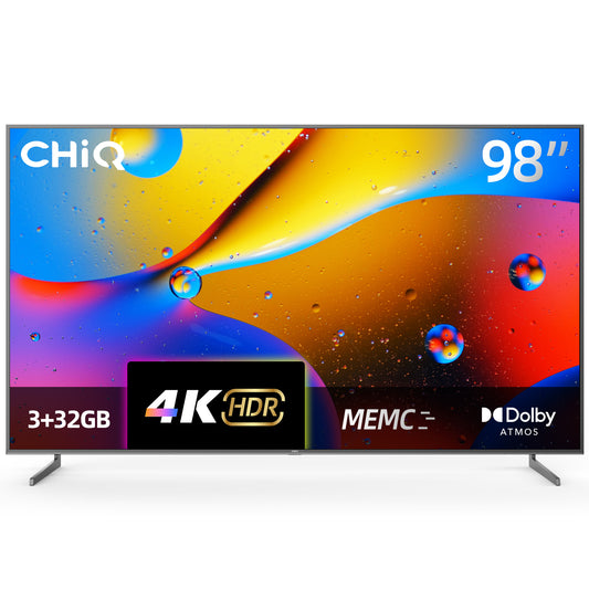 Chiq 98" 4K QLED 144HZ UHD Google Tv