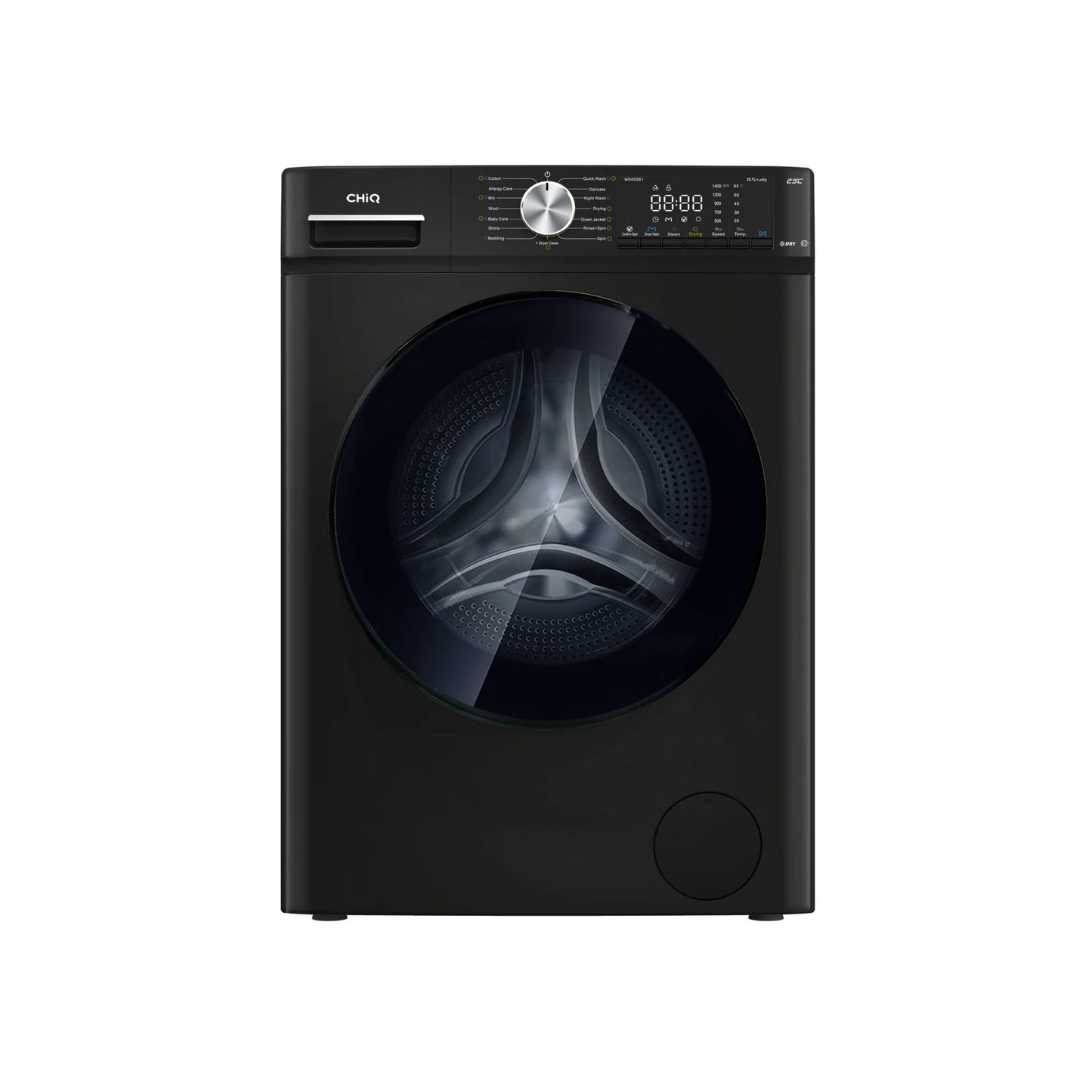 Chiq 8.5Kg Front load Washer & Dryer combo Black