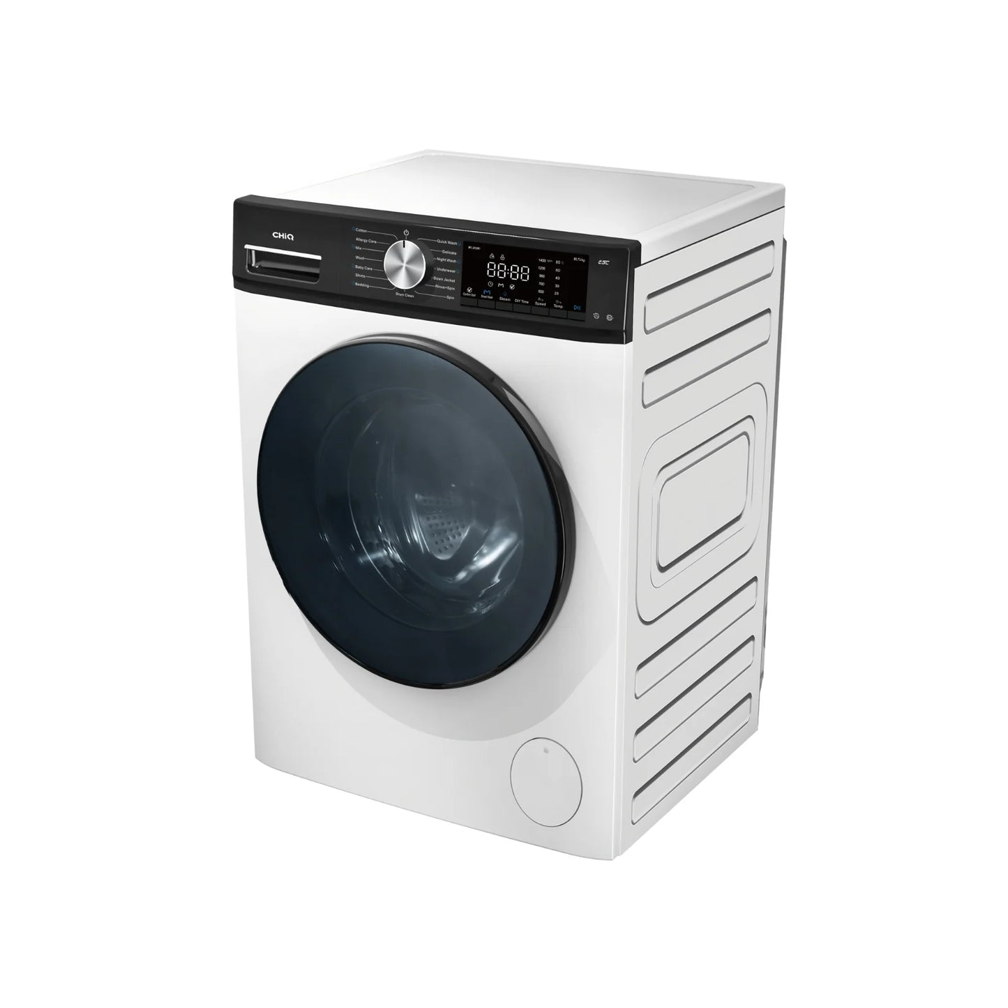 Chiq 8.5Kg Front load Washing Machine white