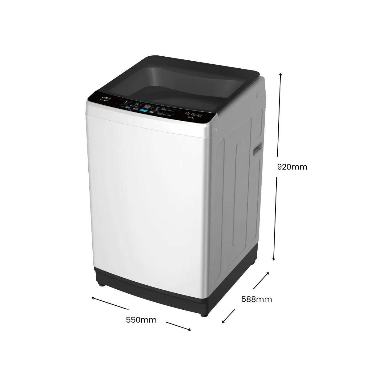 Chiq 6.5kg Top load washing machine White
