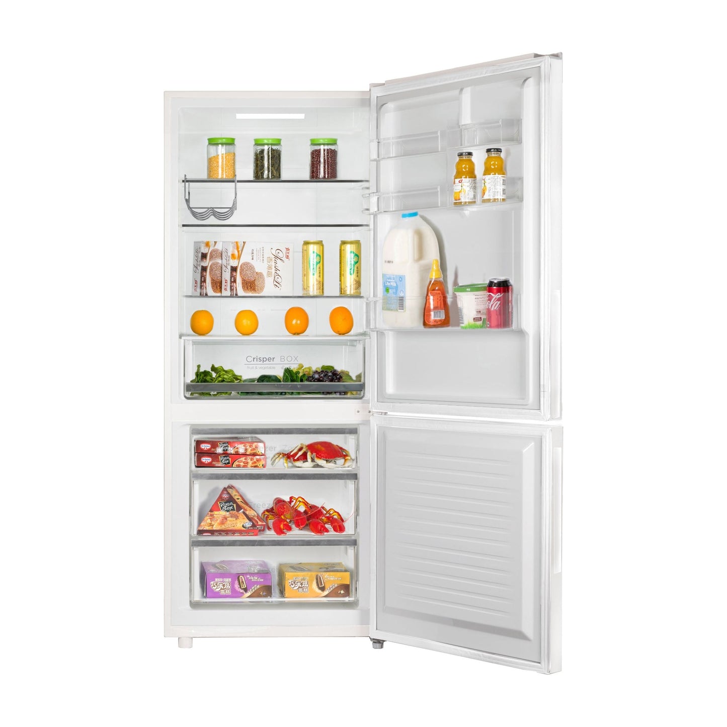 Chiq 396L White Bottom mount fridge