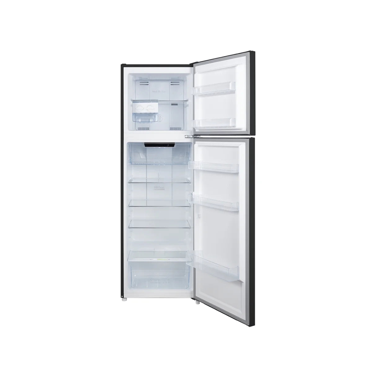 Chiq Black 255L top mount fridge